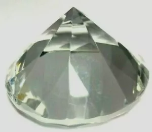 Großer Glas Diamant geformter Briefbeschwerer klar Juwel Home Dekoration Party - Bild 1 von 5
