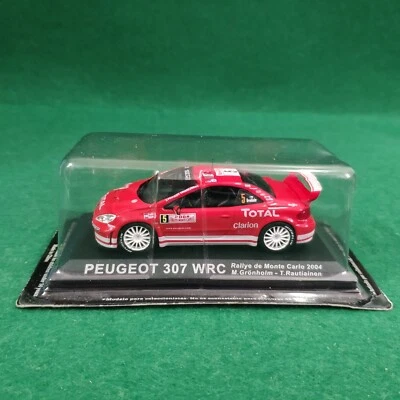 Die cast 1/43 Modellino PEUGEOT 307 WRC RALLYE MONTE CARLO 2004 GRONHOLM RALLY - - Immagine 1 di 3