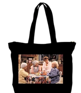 Golden Girls Tote Bag Zipper Closure XXL - Picture 1 of 1