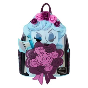 Mini Mochila Loungefly Disney Mansión Embrujada Viuda Negra Novia Juegos con disfraces Brillante - Imagen 1 de 10