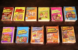 2004-2013 Wacky Packages LOT OF 11 COMPLETE SETS ANS 1,2,3,4,5,6,7,8,9,10,11 nm+ - Picture 1 of 12