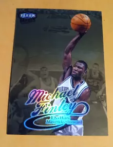 1998-99 Fleer Ultra Gold Medallion Michael Finley NBA Card #31G - Mavericks - Picture 1 of 2