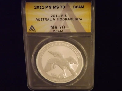 2011-P      Kookaburra           Australia         ANACS    MS 70 - Image 1 of 2