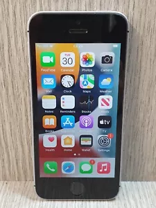 A1723 Apple iPhone SE 32GB Space Grey (Black Front) Unlocked Grade C EK3001 - Picture 1 of 4