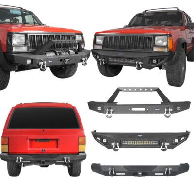TEXTURED STEEL REPLACED FRONT BUMPER or REAR BUMPER FOR JEEP CHEROKEE XJ 84-01 Foto 1 de 4