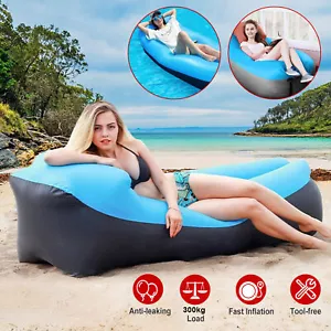 Aufblasbar Luftsofa Garten Strandsofa Couch Liegesessel Air Lounger Beach Sofa - Bild 1 von 12