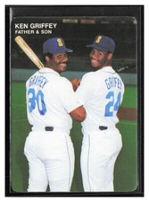 1991 Mother's Cookies Griffey's #4 Ken Griffey - Father & Son