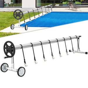 Pool Aufroller für Solarfolie Poolabdeckung Aufrollvorrichtung Plane Verstellbar - Bild 1 von 12