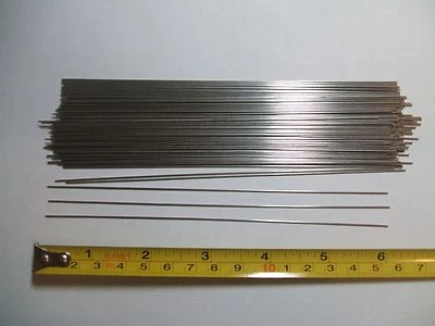 25 pcs .028 SS wire shafts 6.0" tackle craft lure making spinner wire bending - Image 1 of 2