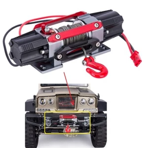 Metal Dual Motor Winch for 1/10 RC Traxxas TRX4 Axial SCX10 SCX10 II RC4WD D90 - Picture 1 of 14