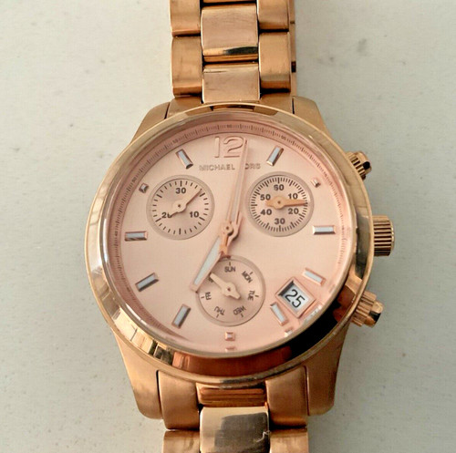 OROLOGIO MICHAEL KORS CRONOGRAFO DONNA PARKER ORO ROSA MK5430