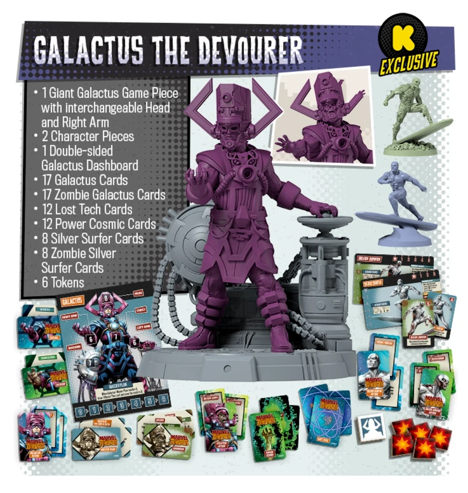 New Marvel Zombies A Zombicide Board Game Galactus the Devourer + Free Shipping! - Image 1 of 1