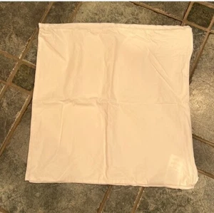 Pillow Ticks - Set Of Two 100% Cotton 26 Inch Square (66cm) Off-white - Picture 1 of 1