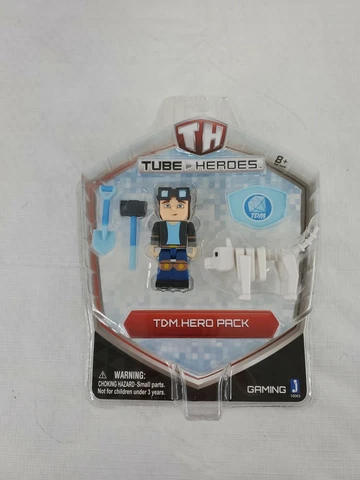 Jazwares Tube Heroes- TDM Hero Pack,Gaming Figurine Toys Multi Colored Cover