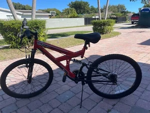 Dynacraft Gauntlet 24-inch Boys Mountain Bike, 24 Speed, Red (NEW 2025 MODEL) - Picture 1 of 11
