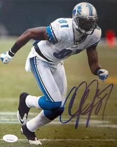 Calvin Johnson Detroit Autographed Photo 8x10 JSA - Picture 1 of 1