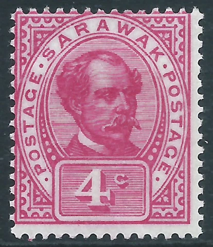 Sarawak, Sc #39, 4c MH Cover
