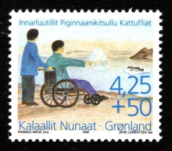 Groenlandia ~ B21 MNH ~ Semi-Postal Foto 1 de 1