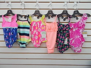 1 pieza de Carter's para bebés niñas. Velero o coral 1 pieza. Trajes de baño talla 18 meses - Imagen 1 de 7
