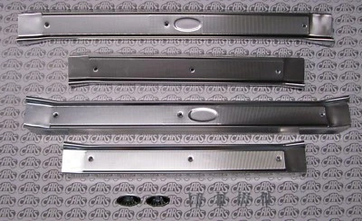 1965-1970 Buick Chevy Olds Pontiac 4 Door Sill Plates | Aluminum Step Plates  - Image 1 of 4
