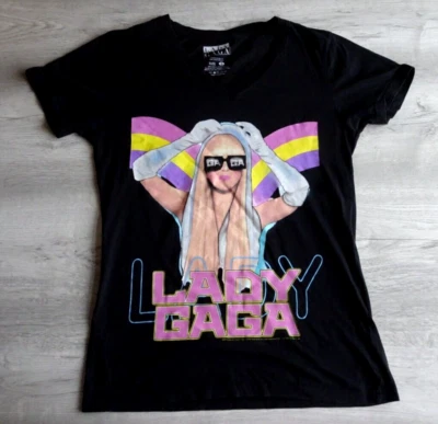 Lady Gaga T shirt Ate my Heart 2010 Size Small Bravado - Image 1 of 4