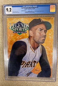 Roberto Clemente CGC 9.2 Legends Sports Memorabilia November/December 1994 #61 - Picture 1 of 3