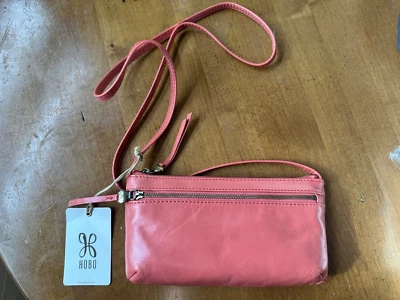 HOBO Cara Crossbody In Polished Leather - Cherry Blossom New w/Tags Retails $98 - Image 1 of 4