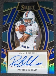 Patrick Surtain 2023 Select Signatures Blue Prizm Auto #SELS-PSU A654 - Picture 1 of 3