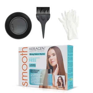 - Brazilian Keratin Hair Smoothing Treatment Express Home Kit - Blowout Straight - Picture 1 of 12