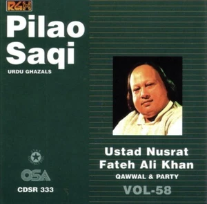 Pilao Saqi Vol 58 By Ustad Nusrat Fateh Ali Khan & Party - Qawwali CD - Picture 1 of 2
