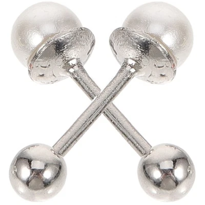  Tragus Helix Jewelry Ear Lobe Accessory Orecchini Con Perla Di Perle - Immagine 1 di 4