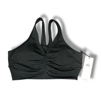* Sujetador ALO Yoga Wild Thing - Negro - XL (W9609R) Nuevo Con Etiquetas Foto 1 de 2