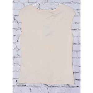 Camiseta sin mangas NEGRA Etiqueta Ralph Lauren Marfil Camisola Manga Gorra Cuello Barco Talla L Nueva con etiquetas - Imagen 1 de 7