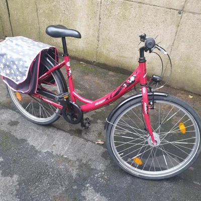 Fahrrad Mädchen  26 BBF Alu Ware rot mit Originalrechnung , 7Gänge Beleuchtung,  - Bild 1 von 4