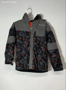 COLUMBIA Multi-pattern Long Sleeve Zipper Nylon Coat/Jacket Kids - Size M - Picture 1 of 4