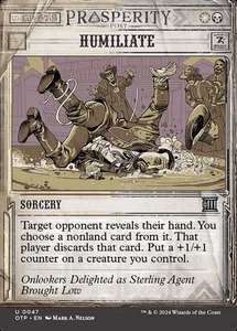Humiliate Foil (047) Prosperity Breaking News OTP MTG Magic - Picture 1 of 1