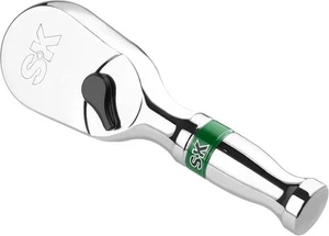 SK 3/8" Drive Stubby Ratchet Handle, Pear Head, 90-Tooth Ratchet, Polished - Bild 1 von 8