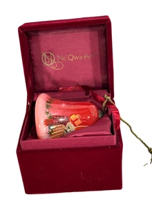 Puppies For Christmas Ne' Qwa Art Bell Shaped Ornament Holiday By Sarah Summers - Picture 1 of 6