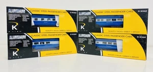 K-Line CSXT Aluminum 15" Passenger Car 4 Pack K-4612A New - Picture 1 of 17