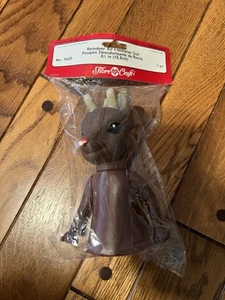 Nuevo Ambientador Muñeca Reno Artesanal Fibra De Colección Nuevo Sellado 3420 Rudolph Nuevo en Caja - Imagen 1 de 3