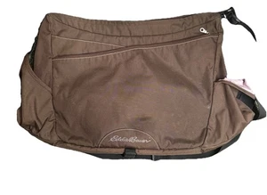 Bolso Bandolera Eddie Bauer Mensajero Aventurero Bolsillos para Computadora Hombro Grande - Imagen 1 de 5