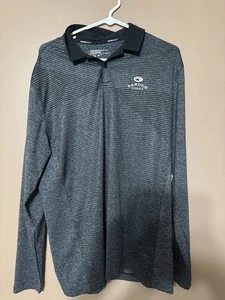 Nike Golf Tour Premium Dri-Fit Bandon Dunes Langarm Polo Grau Medium Herren " - Bild 1 von 4