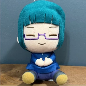 JUJUTSU KAISEN BANDAI SPIRITS 8” big plush Maki Zenin Toge Inumaki curse glasses - Picture 1 of 11