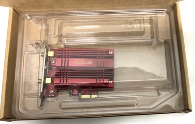 ASUS PCE-AC56 DUAL BAND WIRELESS PCI-E ADAPTER WIRELESS CARD NO ANTENNA - Image 1 of 4