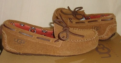 UGG Australia Chestnut Ryder Jungle Gamuza Mocasín NIÑOS EE. UU. Talla 13 NUEVO, Sin Caja Foto 1 de 4