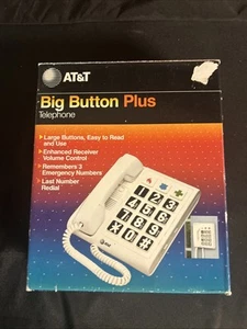 AT&T Big Button Plus Telephone UPC 048898003680 - 1988 - CC1 - Zdjęcie 1 z 11