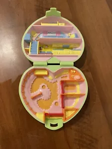 Vintage 1989 Polly Pocket Polly's Pony Club Playset Lime Green VTG Bluebird Toys - Picture 1 of 3