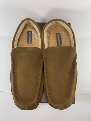 Mocassins masculinos Eddie Bauer castanha novo em folha tamanho 14M - Imagem 1 de 4