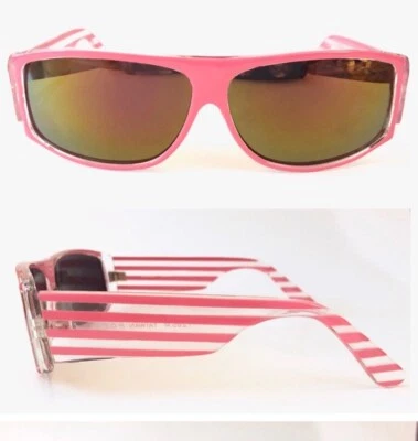 Vintage 1980’s Cool-Ray Sunglasses, Pink & Clear, Retro, Deadstock  - Image 1 of 4