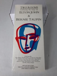 TWO ROOMS CELEBRATING THE SONGS OF ELTON JOHN BERNIE TAUPIN CD and VHS VIDEO NEW - Picture 1 of 9
